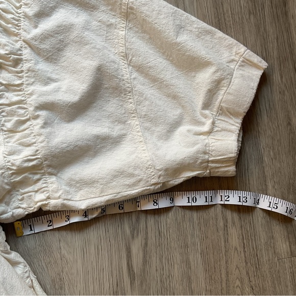 Free People Hampton Belted Ivory Mini Dress Size Medium - Picture 12 of 16